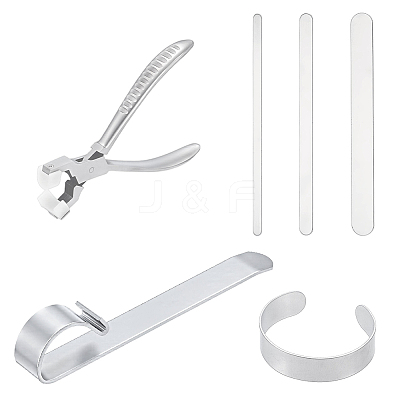 Carbon Alloy Bangle Size Adjuster Pliers AJEW-WH0481-641-1