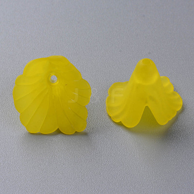 Transparent Acrylic Bead Caps X-PL551-C09-1