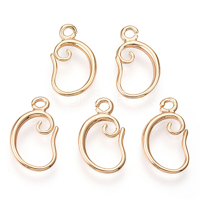 Brass Earring Hooks KK-I649-05G-NF-1