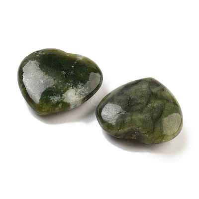 Heart Natural Chinese Jade Palm Stones G-C134-06A-11-1