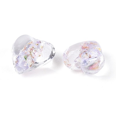 Handmade Foil Glass Beads FOIL-N029-09C-1