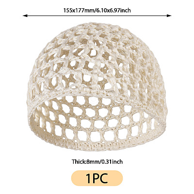 1Pc Cloth African Kufei Hat for Women AJEW-TADJ0001-12D-1