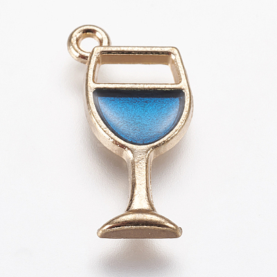 Alloy Enamel Pendants ENAM-G124-06-1