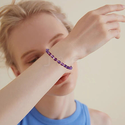1 Strand Natural Amethyst Beads Strands G-FH0002-22-1