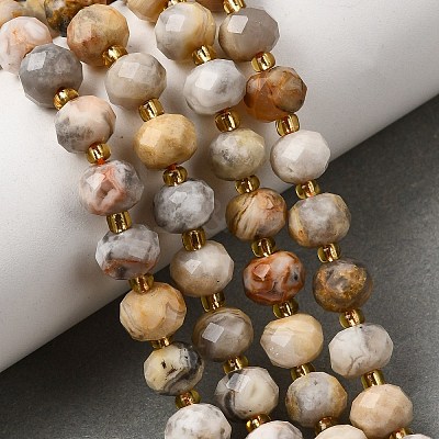 Natural Crazy Agate Beads Strands G-D105-B03-1