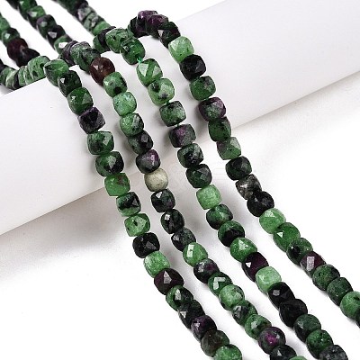 Natural Ruby in Zoisite Beads Strands G-N342-118-1