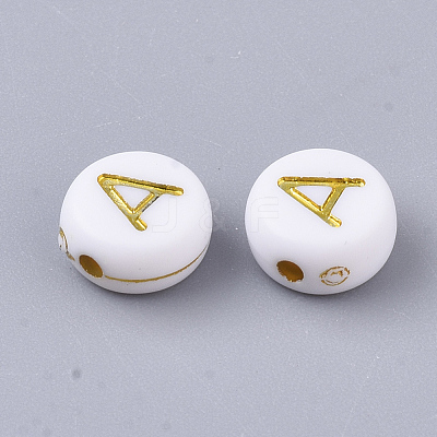 Plating Acrylic Beads X-PACR-R242-01A-1