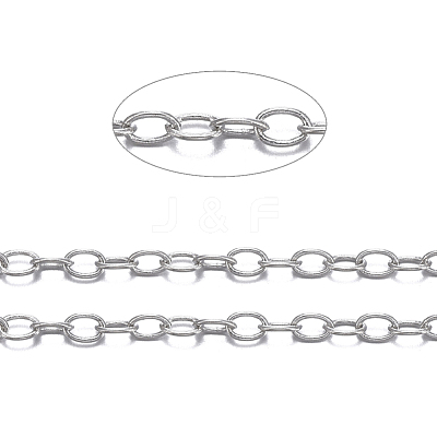Brass Cable Chains CHC-034Y-P-NF-1