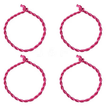 Nylon Rattail Satin Cord Bracelet Making AJEW-JB00019-08-1