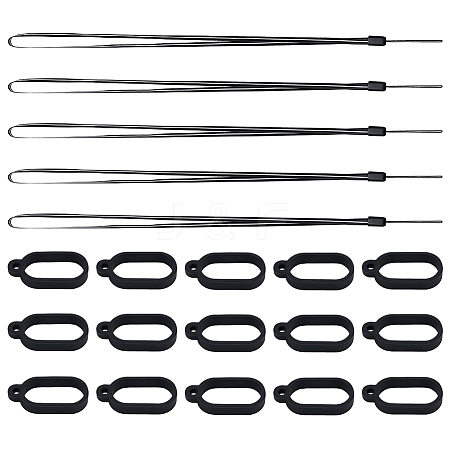 DIY Anti-lost Electronic Stylus & Lighter Pendant Necklace Making Kit AJEW-GF0007-87-1