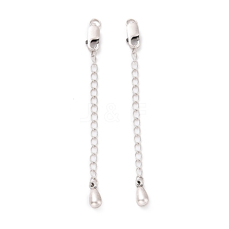 925 Sterling Silver Chain Extenders STER-D036-41AS-1