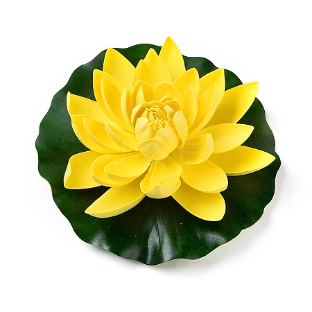 Artificial Plastic Lotus Flowers AJEW-WH0109-98C-07-1