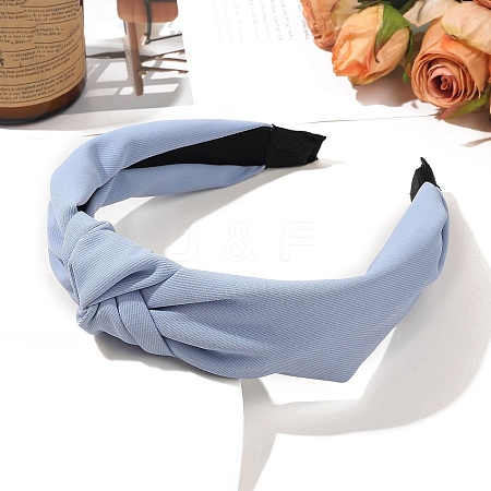 Solid Color Knotted Cloth Hair Bands PW-WG003D1-08-1