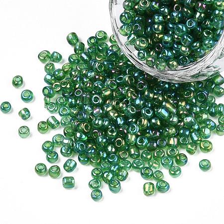 Round Glass Seed Beads SEED-A007-3mm-167-1