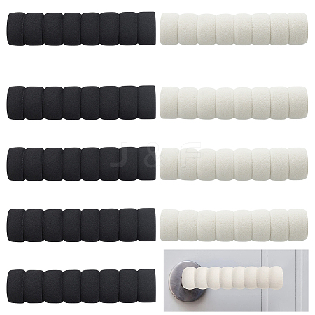 12Pcs 2 Colors Sponge Door Handle Cover AJEW-WR0002-87-1