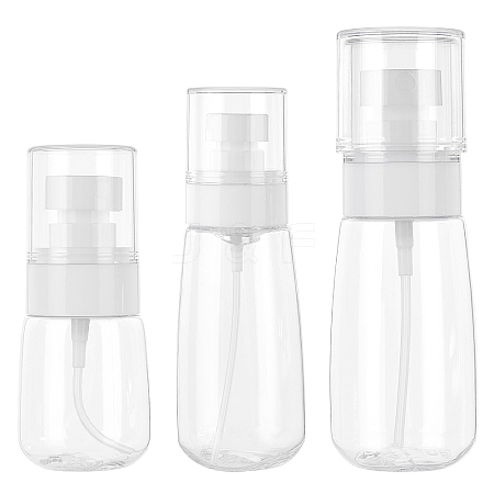 CHGCRAFT 3Pcs 3 Styles PETG Portable Pen Perfume Spray Bottle MRMJ-CA0001-08B-1