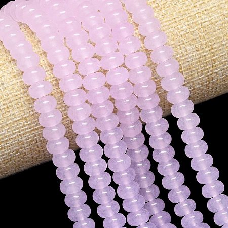 Natural Malaysia Jade Beads Strands G-B165-G01-5x8mm-02-1