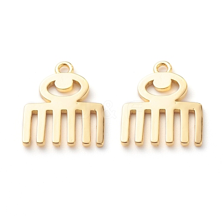 Brass Pendants KK-Z010-11G-1