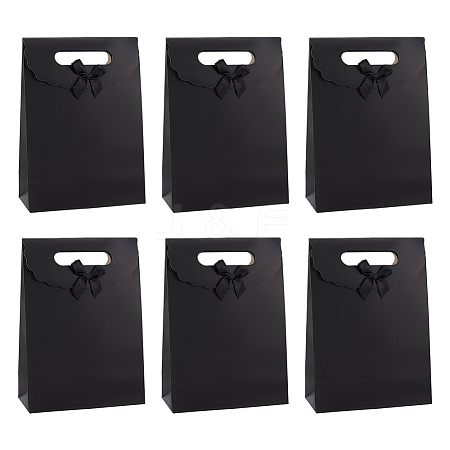 Rectangle Paper Gift Bags CARB-WH0017-14B-05-1