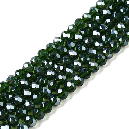 Electroplate Glass Beads Strands EGLA-A044-T3mm-A24-1