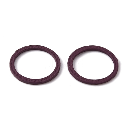 Spray Painted Alloy Linking Rings FIND-WH0050-60B-1