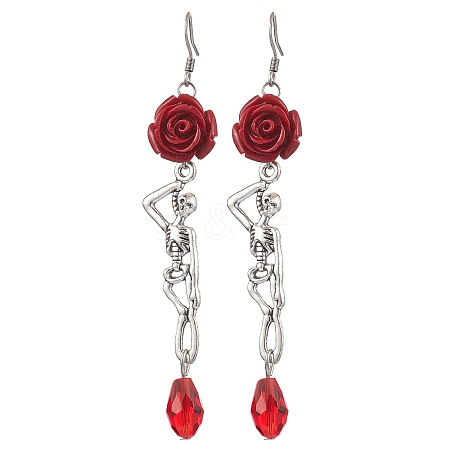 304 Stainless Steel Dangle Earrings EJEW-JE06065-1