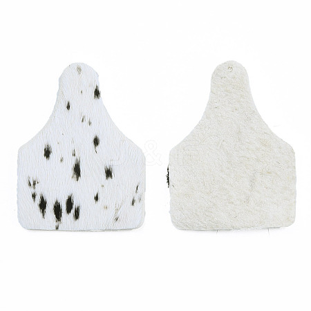 Eco-Friendly Cowhide Leather Big Pendants FIND-N049-13-02-1