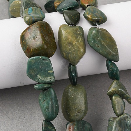 Natural Shoushan Jade Beads Strands G-D098-C07-1