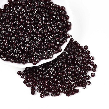 Picasso Baking Paint Glass Seed Beads SEED-N007-35L-1