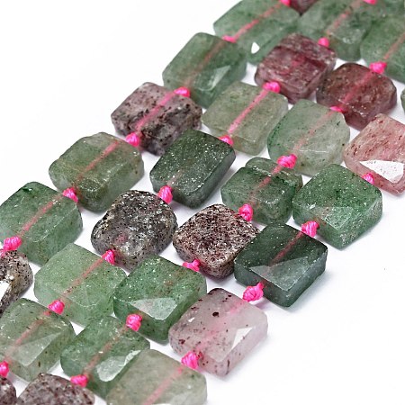 Natural Strawberry Quartz Beads Strands G-F725-18-1