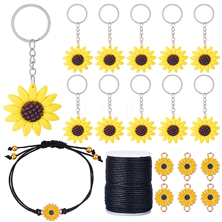 Zinc Alloy Enamel Connector Charms and Iron Resin Keychain DIY-PH0008-31-1