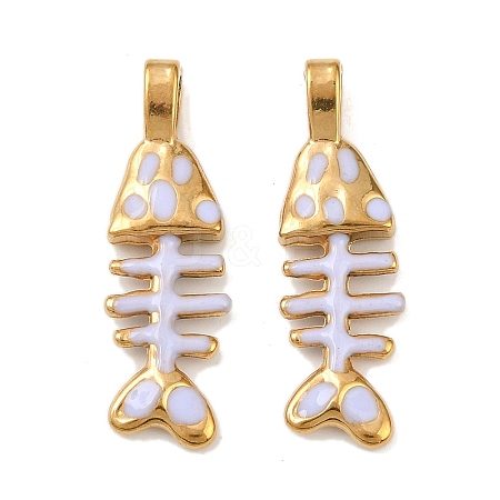 304 Stainless Steel Enamel Pendants STAS-C150-01D-01-1
