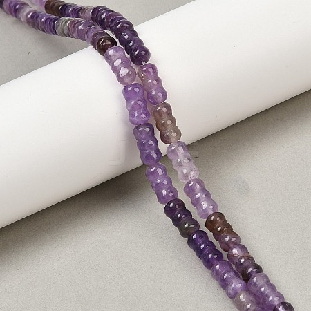 Natural Amethyst Beads Strands G-P595-A04-01-1