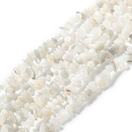 Natural Rainbow Moonstone Beads Strands X-G-A200-02-1