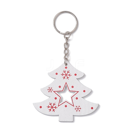 Christmas Wood Kechain KEYC-JKC00878-02-1