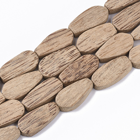 Undyed & Natural Coconut Wood Beads Strands WOOD-T024-004-1