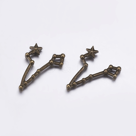 Alloy Cabochons PALLOY-L204-12AB-1