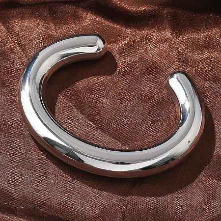 304 Stainless Steel Cuff Bangles BJEW-S161-11P-1