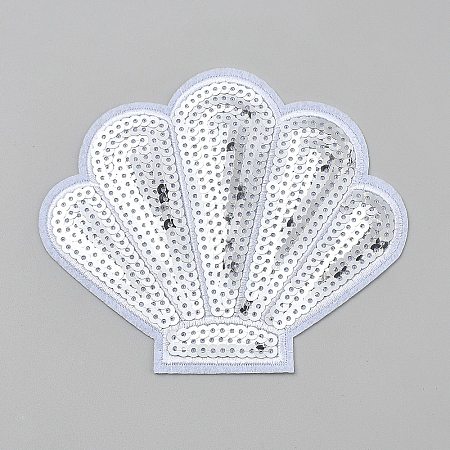 Paillette Polyester Cloth Patches PATC-WH20010-03G-1
