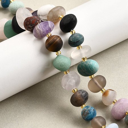 Natural Mixed Gemstone Beads Strands G-H312-A01-A-1