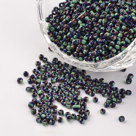 12/0 Opaque Colours Seep Glass Beads LS-SEED-M008-C19-1