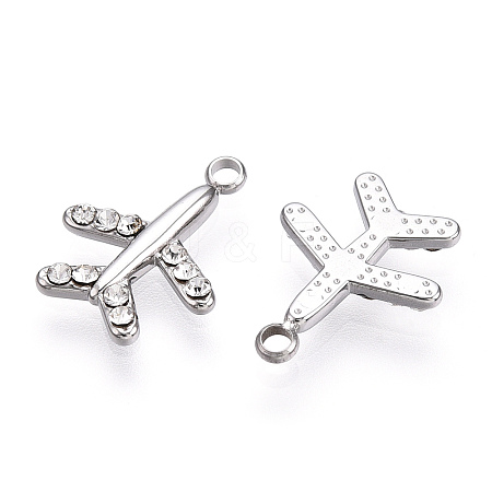 304 Stainless Steel Charms STAS-T064-27P-1