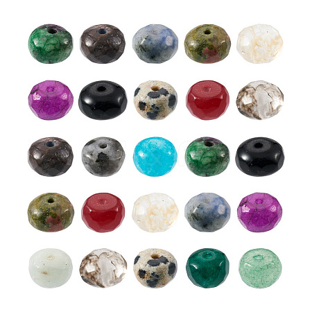 Craftdady 300Pcs 15 Style Faceted Natural & Synthetic Mixed Gemstone Beads G-CD0001-08-1