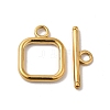 Ion Plating(IP) 304 Stainless Steel Toggle Clasps X-STAS-H212-27G-1