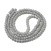 Imitation Jade Glass Beads Strands DGLA-S076-6mm-30-2