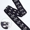 Steel Hook Buckles FIND-WH0082-92B-4