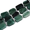 Natural Fuchsite Beads Strands G-C098-A34-01-4