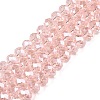 Electroplate Glass Beads Strands EGLA-A044-T8mm-A22-1