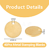 Brass Pendants KK-DC0004-09A-C-2