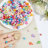800Pcs 4 Styles Cross Theme Acrylic Beads MACR-PA0001-45D-3